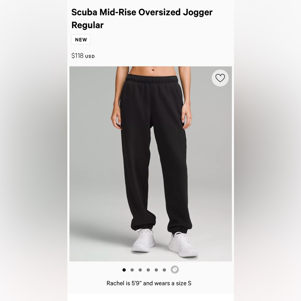 Lululemon oversized scuba sweatpants